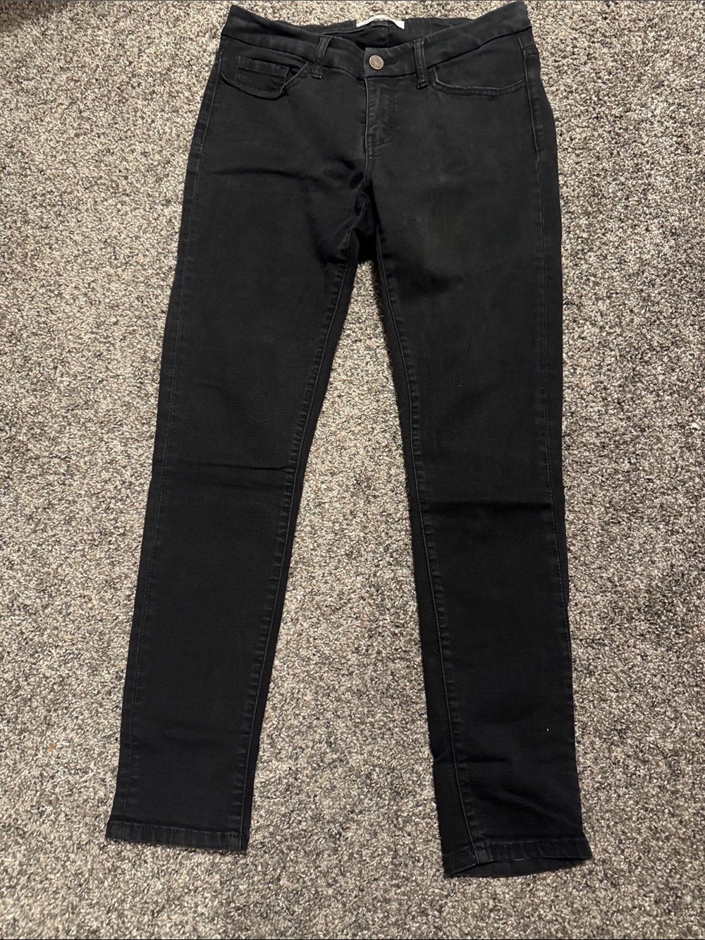 Mid-Rise Black Skinny Jeans — BKE Payton size 26x27